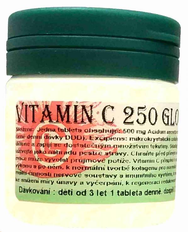 15740630542092044344946614925029 Vitamíny a doplňky stravy: Tablety Vitamin C 250 GLO